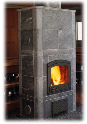 Tulikivi Soapstone Fireplace